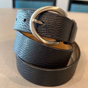 Michael Kors black leather belt